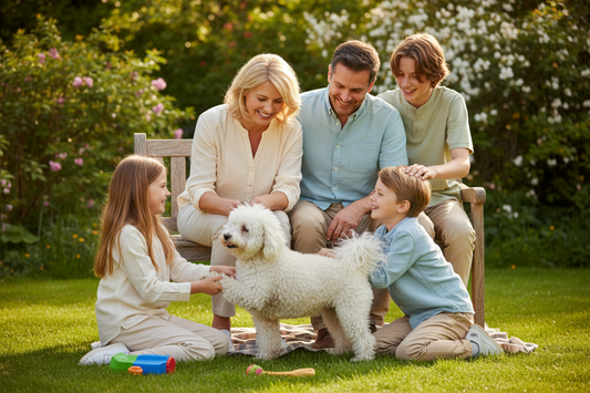 bichon familie cu copii