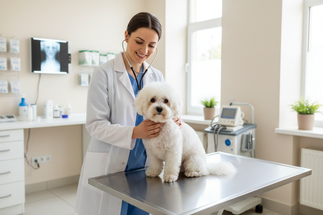 bichon la veterinar