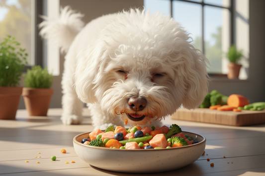 bichonul mananca sanatos