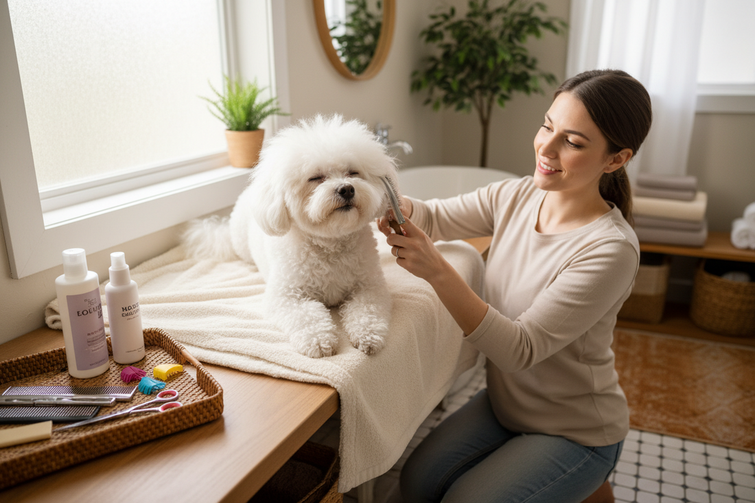 bichon toaletare acasa