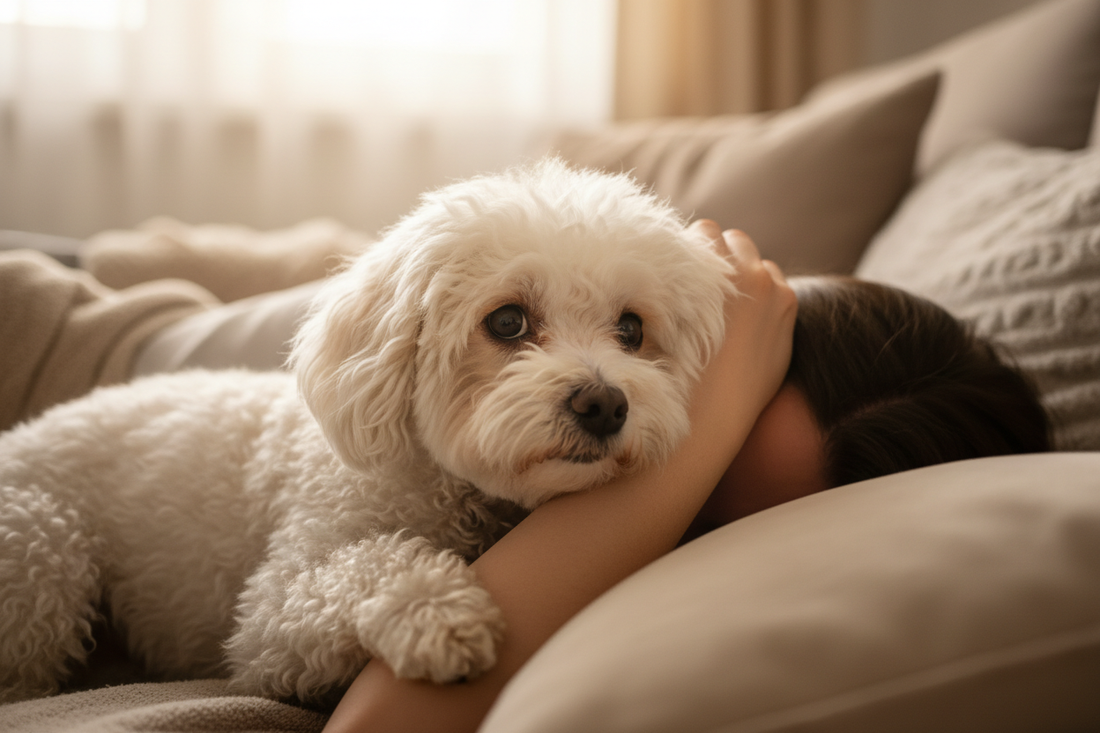 bichonul intelege emotiile stapanului