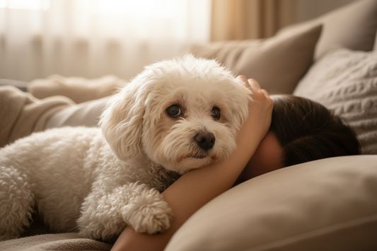 bichonul intelege emotiile stapanului