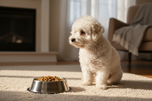 bichon care nu vrea sa manance