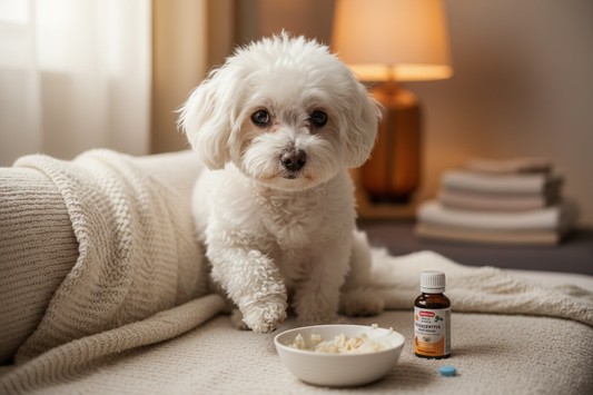 bichon cu probleme digestive