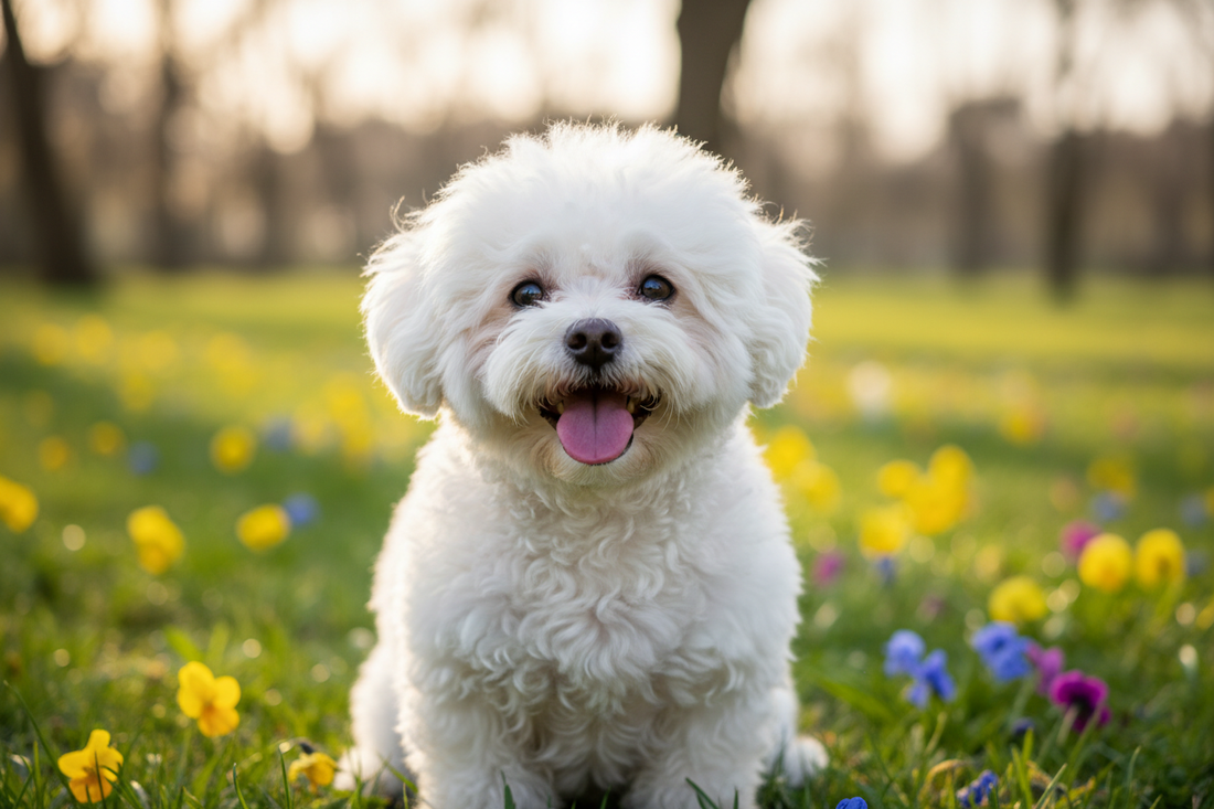 bichon fericit