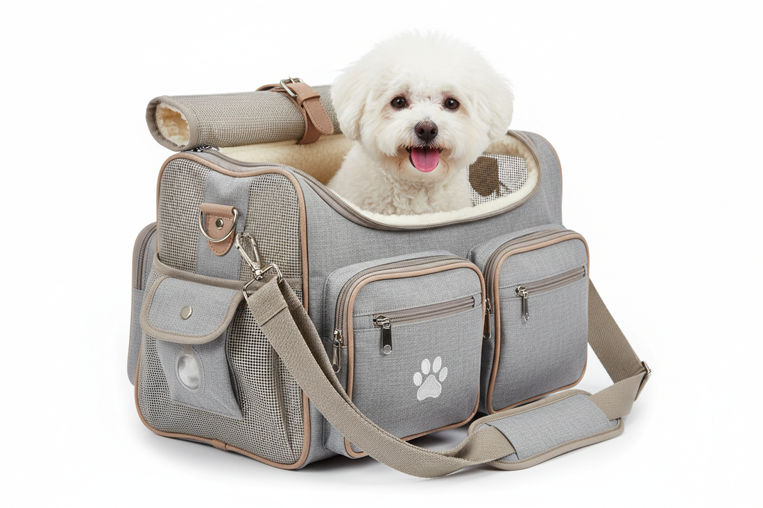 geanta de calatorie pentru bichon