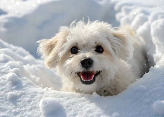 bichon bagat in zapada